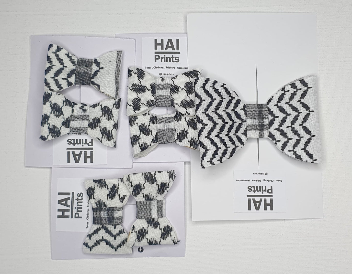 Keffiyeh hair bow set