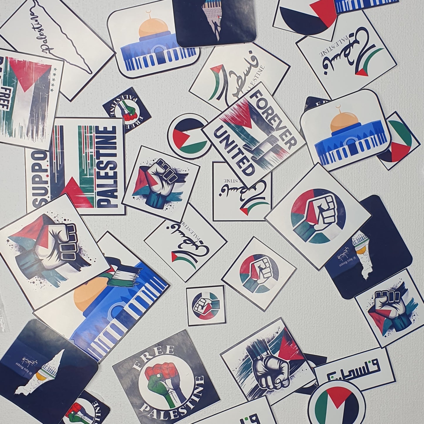 Palestine themed stickers